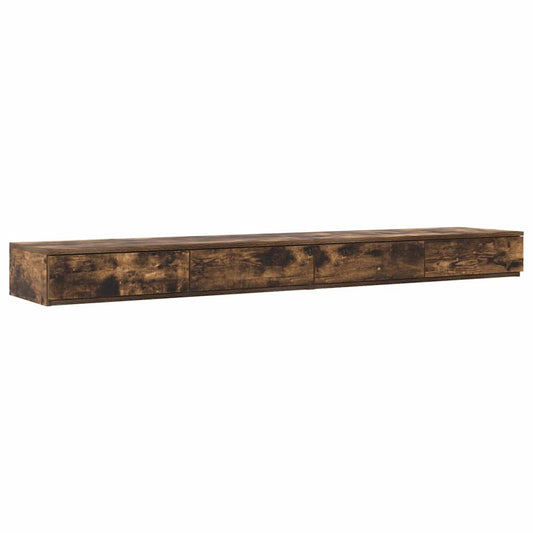 Bedskuffer Røkt Eik 200x36,5x16,5 cm Lagerentert Tre