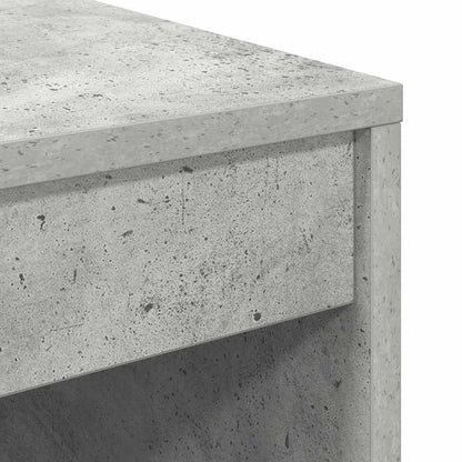 Skrivebord med lagring 2 pcs Betonggrå 70 x 50 x 76 cm