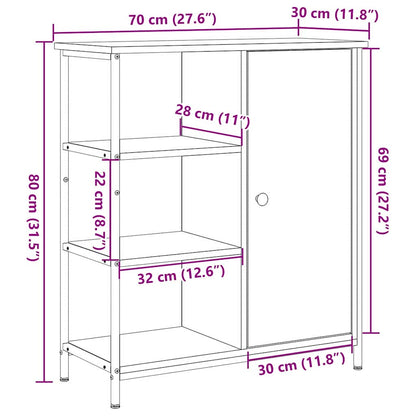 Sideboard Gamle Tre 70x30x80 cm Ingeniørtre