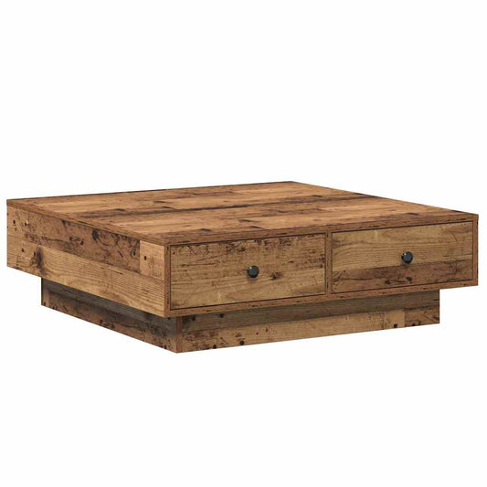 Kaffebord Gammelt tre Gjenvunnet Tre 90 x 90 x 28 cm