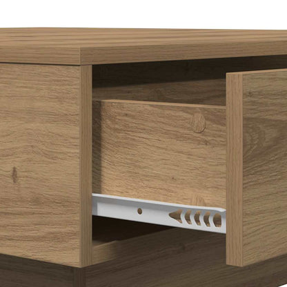 Kafébord Artisan eik Finer, MDF 90 x 90 x 28 cm Lagring