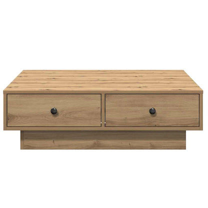 Kafébord Artisan eik Finer, MDF 90 x 90 x 28 cm Lagring