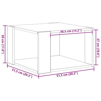 Kaffebord Gamle Tre 51,5x51,5x30 cm Ingeniørtre