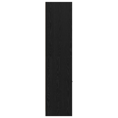 Apotekskap Svart Eik 40x41x174,5 cm Sponplate