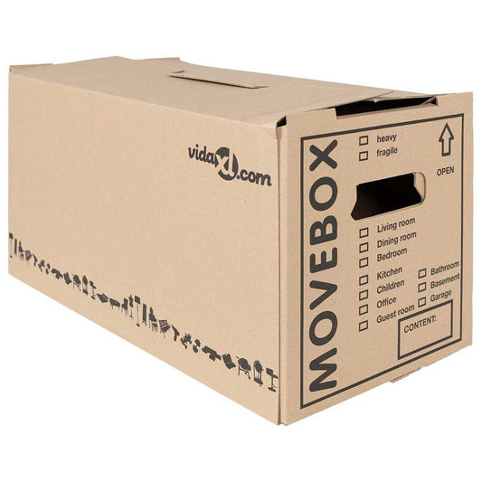 Flyttebokser 20 stk 59 x 31.5 x 31.5 cm Kartong