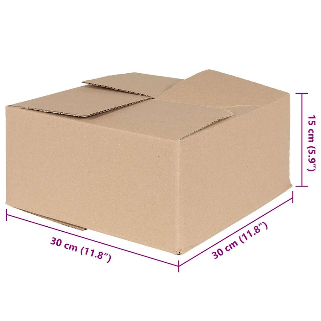 brettbare boks 50 stk 30x30x15 cm Kartong