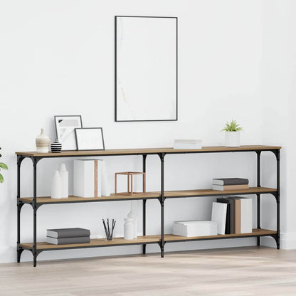 Avlastningsbord Artisan eik 200x29x75 cm Ingeniørtre