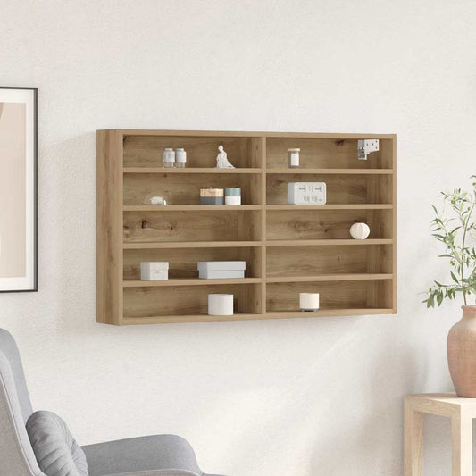 Vitrine Cabinet Artisan Eik 100x15x58 cm Konstruert Tre