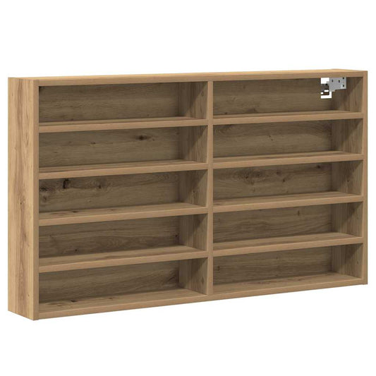 Vitrine Cabinet Artisan Eik 100x15x58 cm Konstruert Tre