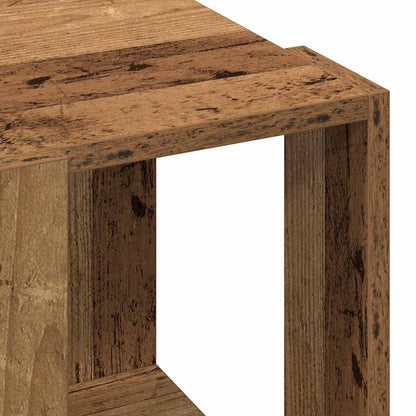 Kaffebord Gammelt Tre Solid Gjenbrukt Tre 32 x 32 x 30 cm