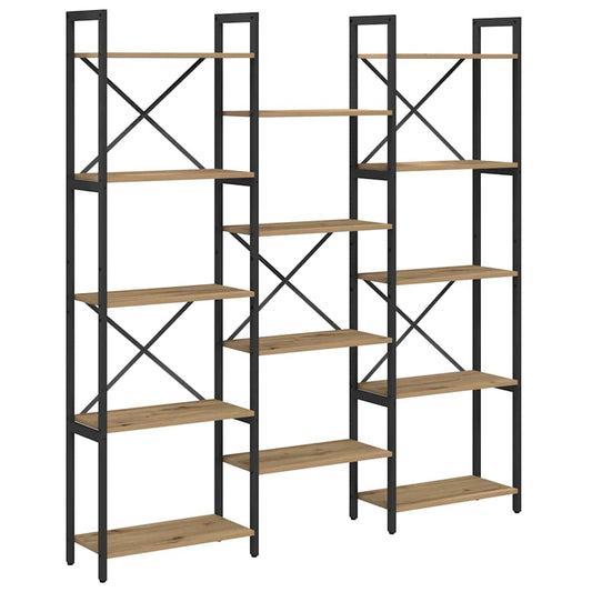 Bokhylle artisan eik 156 x 25 x 167.5 cm Konstruert tre