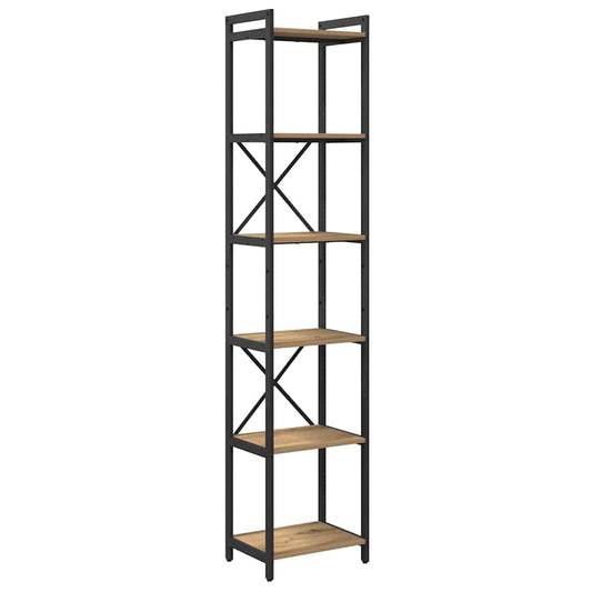Bokhylle artisan eik 40 x 30 x 188 cm Konstruert tre