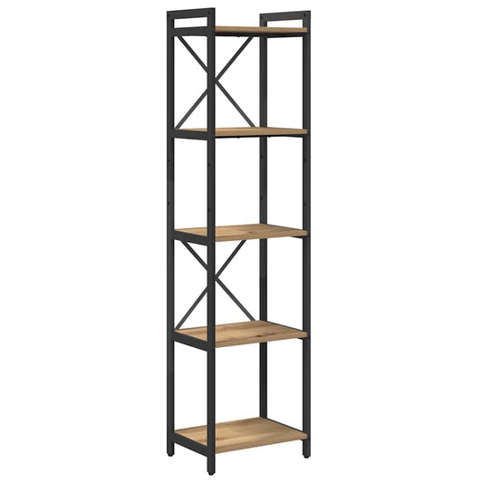 Bokhylle artisan eik 40 x 30 x 153 cm Konstruert tre