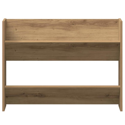 Veggsko skap 2 pcs artisan eik 60 x 18 x 60 cm Konstruert tre