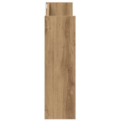 Veggsko skap 2 pcs artisan eik 60 x 18 x 60 cm Konstruert tre