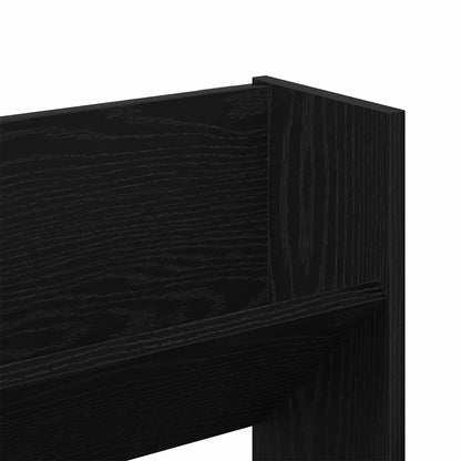 Veggsko skap med hylle Annet Svart eik 60 x 18 x 60 cm Konstruert tre