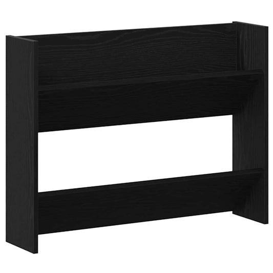Veggsko skap med hylle Annet Svart eik 60 x 18 x 60 cm Konstruert tre