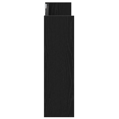 Veggsko skap med hylle Annet Svart eik 60 x 18 x 60 cm Konstruert tre