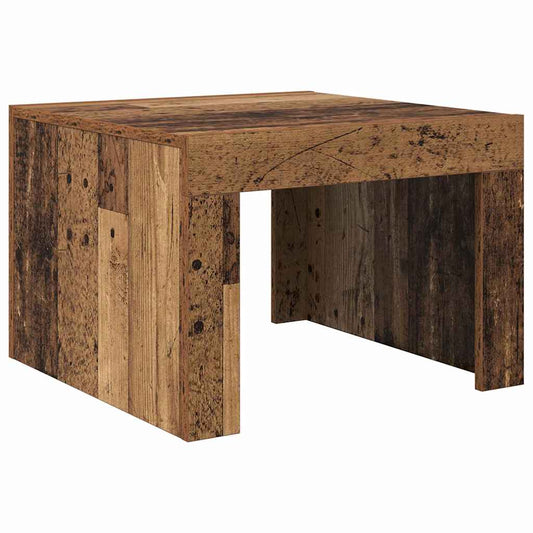 Kaffebord Gammelt tre 50 x 50 x 35 cm Konstruert tre