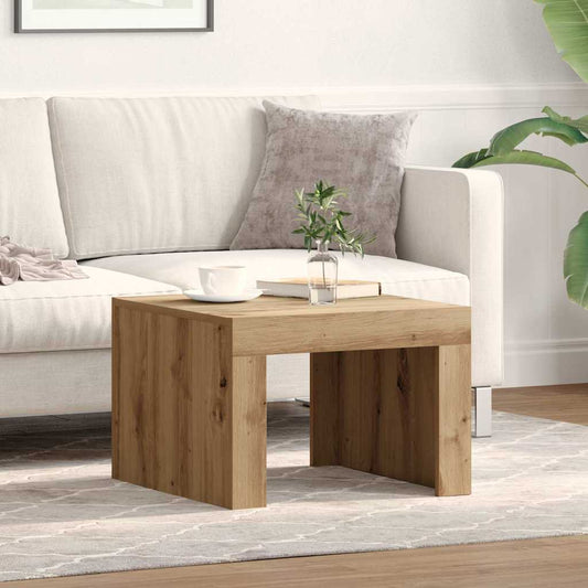 Kaffebord artisan eik 50 x 50 x 35 cm Konstruert tre