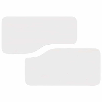 Kaffebord 2 pcs Hvit 100 x 69 x 35.5 cm Massiv furu tre