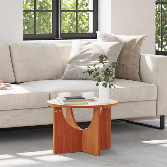 Kaffebord Brun 50 x 50 x 35 cm Massiv furu tre