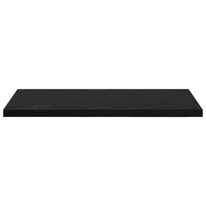 bokhyller - 4 stk i svart eik, 40x20x1.5 cm, laget av konstruert tre.