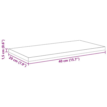 bokhyller - 4 stk i svart eik, 40x20x1.5 cm, laget av konstruert tre.