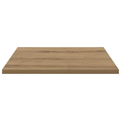 Bokhylleplater, 4 stk, Artisan Eik, 40x40x1,5 cm, Konstruert Tre