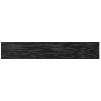 Bokhyller - 4 pakke i svart eik, 60x10x1.5 cm - Laget av konstruert tre