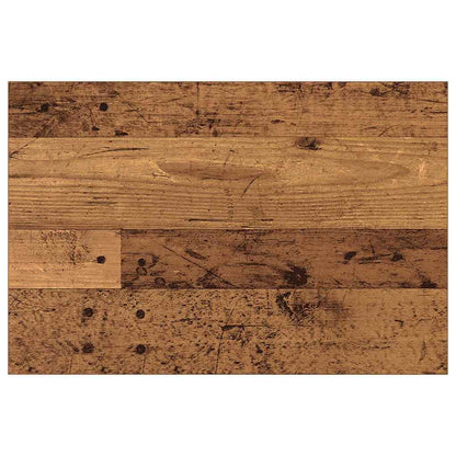 Bokhylle Bord med hylle med lagring 4 pcs Brun 100 x 40 x 1.5cm Sponplate
