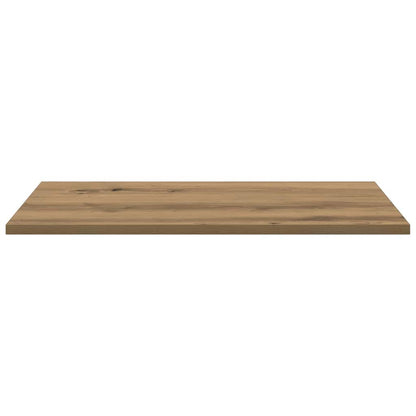 Bokhylle Bord med hylle med lagring 4 pcs Brun 100 x 40 x 1.5cm Sponplate