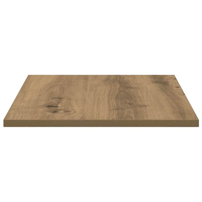 Bokhylle Bord med hylle med lagring 4 pcs Brun 100 x 40 x 1.5cm Sponplate