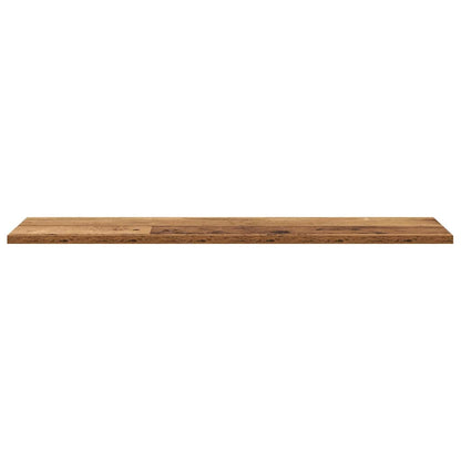 Bokhylle Bord med hylle med lagring 4 pcs Brun 100 x 40 x 1.5cm Sponplate