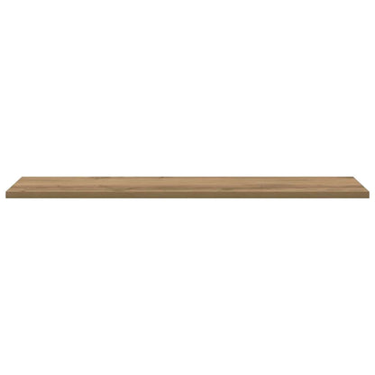 Bokhylle Bord med hylle med lagring 4 pcs Brun 100 x 40 x 1.5cm Sponplate