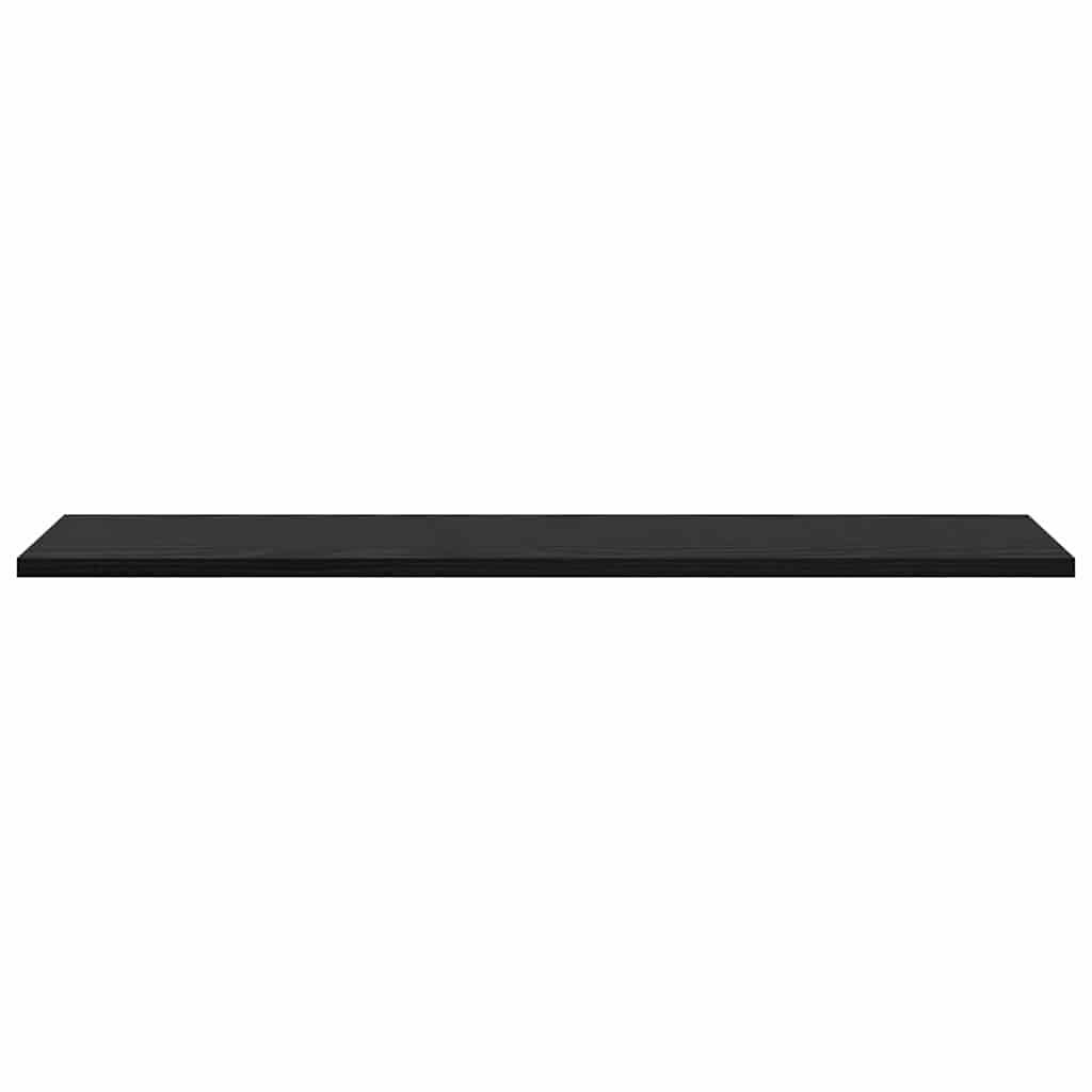 Bokhylle Bord med hylle 4 pcs Svart 100 x 40 x 1.5cm Sponplate