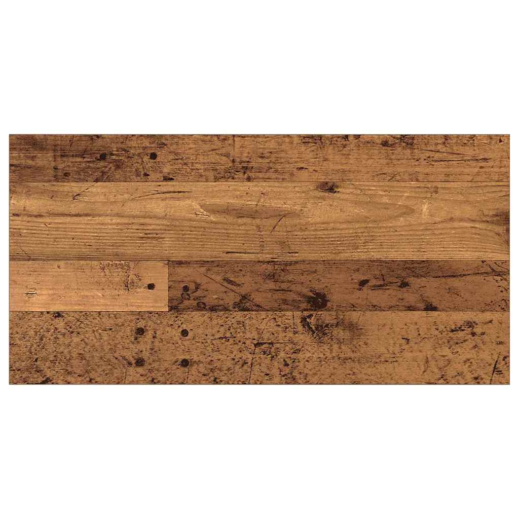 Bokhylle Bord med hylle med lagring 4 pcs Brun 100 x 40 x 1.5cm Sponplate