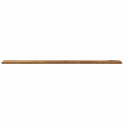 Bokhylle Bord med hylle med lagring 4 pcs Brun 100 x 40 x 1.5cm Sponplate