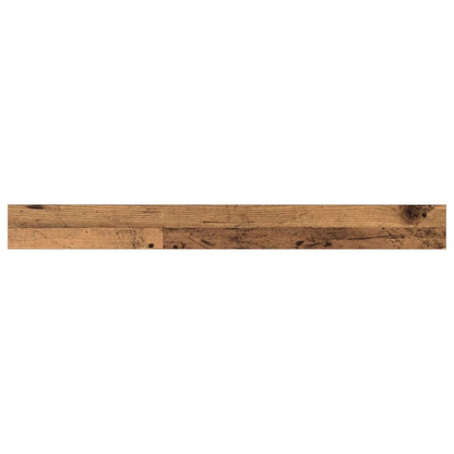 Bokhylle Bord med hylle med lagring 4 pcs Brun 100 x 40 x 1.5cm Sponplate