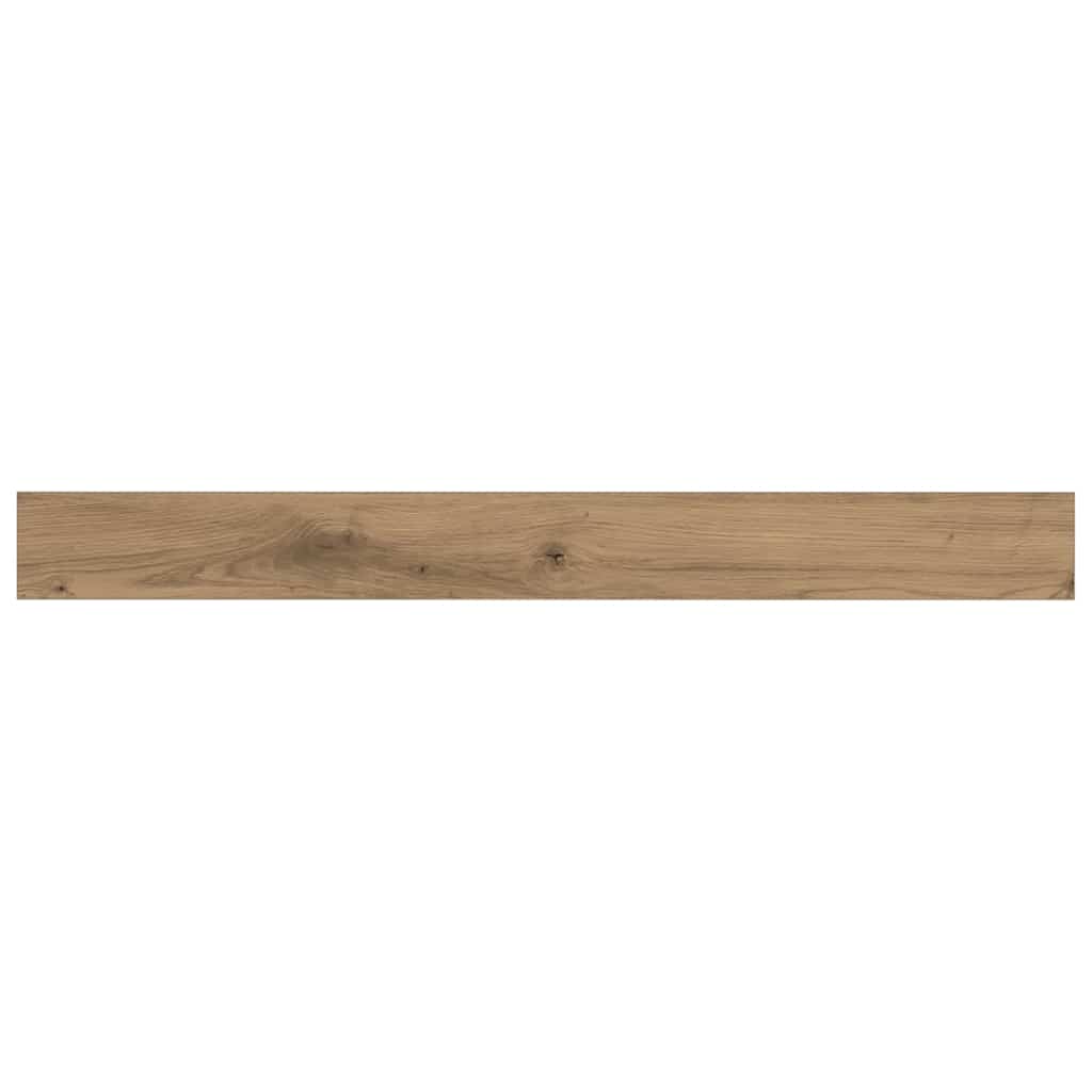 Bokhylle Bord med hylle med lagring 4 pcs Brun 100 x 40 x 1.5cm Sponplate