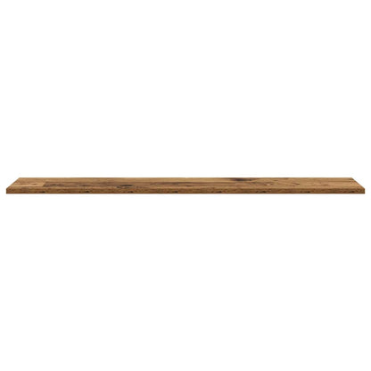Bokhylle Bord med hylle med lagring 4 pcs Brun 100 x 40 x 1.5cm Sponplate