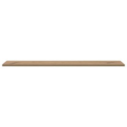 Bokhylle Bord med hylle med lagring 4 pcs Brun 100 x 40 x 1.5cm Sponplate