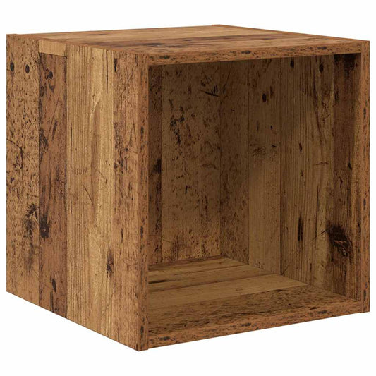 Veggskap Gammelt tre 37 x 37 x 37 cm Konstruert tre