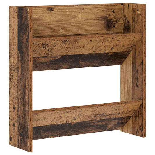 Veggsko skap Gammelt tre 60 x 18 x 60 cm Konstruert tre