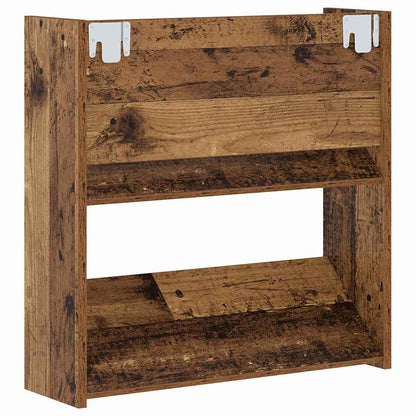 Veggsko skap Gammelt tre 60 x 18 x 60 cm Konstruert tre