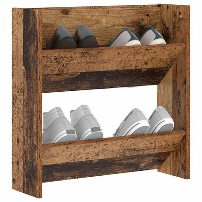 Veggsko skap Gammelt tre 60 x 18 x 60 cm Konstruert tre