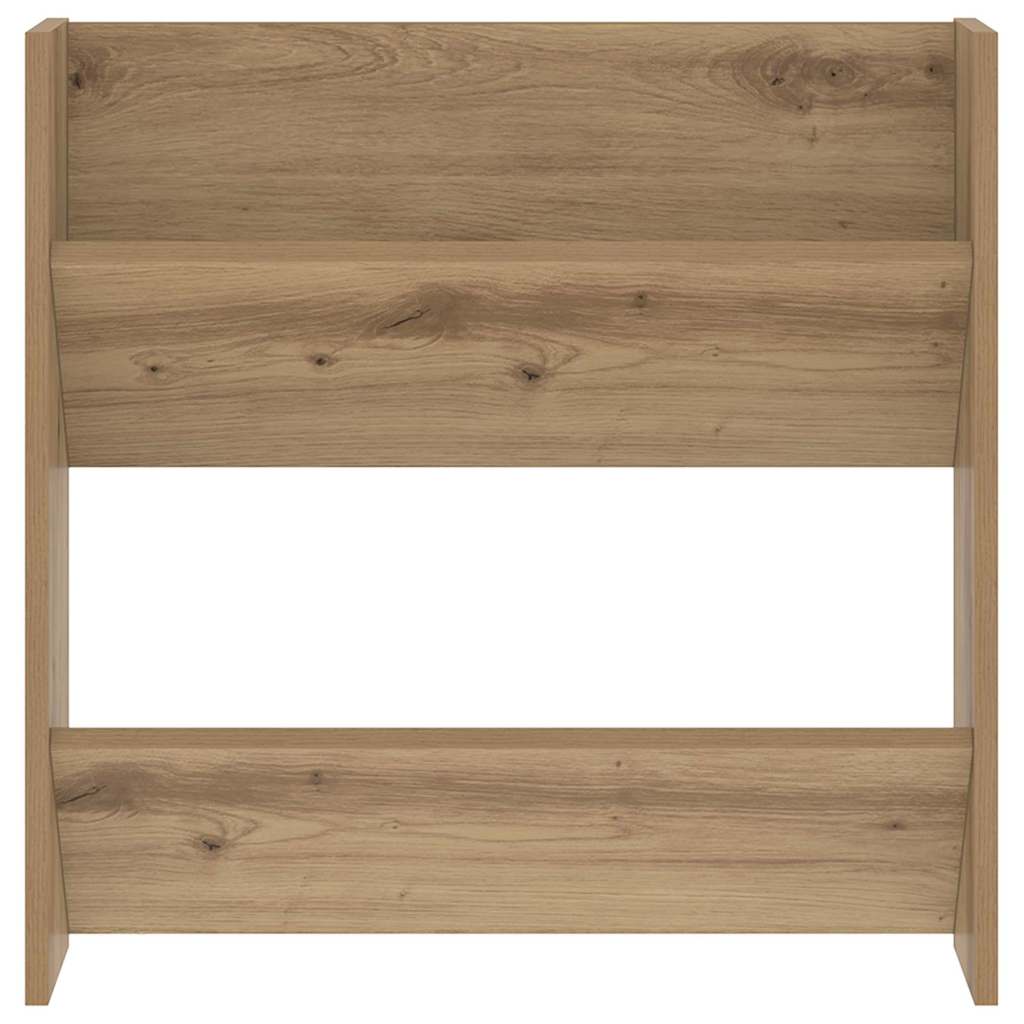 Veggsko skap 2 pcs artisan eik 60 x 18 x 60 cm Konstruert tre