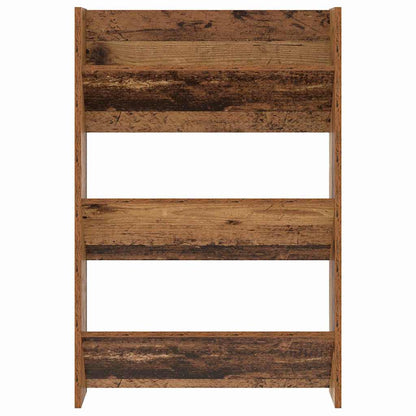 Veggsko skap Gammelt tre 60 x 18 x 60 cm Konstruert tre
