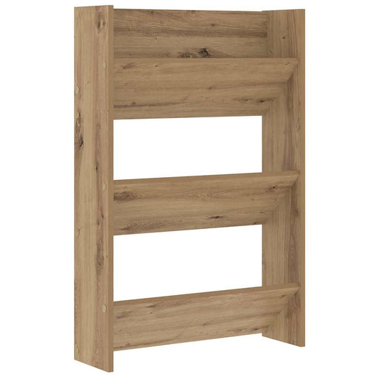 Veggsko skap artisan eik 60 x 18 x 60 cm Konstruert tre