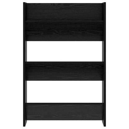 Veggsko skap med hylle Annet Svart eik 60 x 18 x 60 cm Konstruert tre